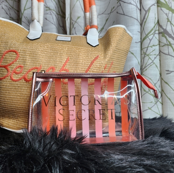 Victoria secret beach bag n clear bag - Picture 3 of 5
